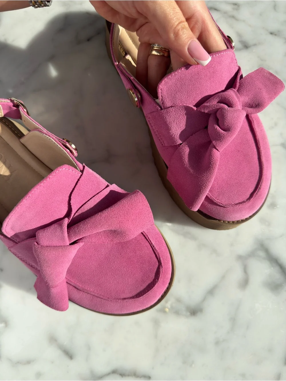 No Brand name natural suede